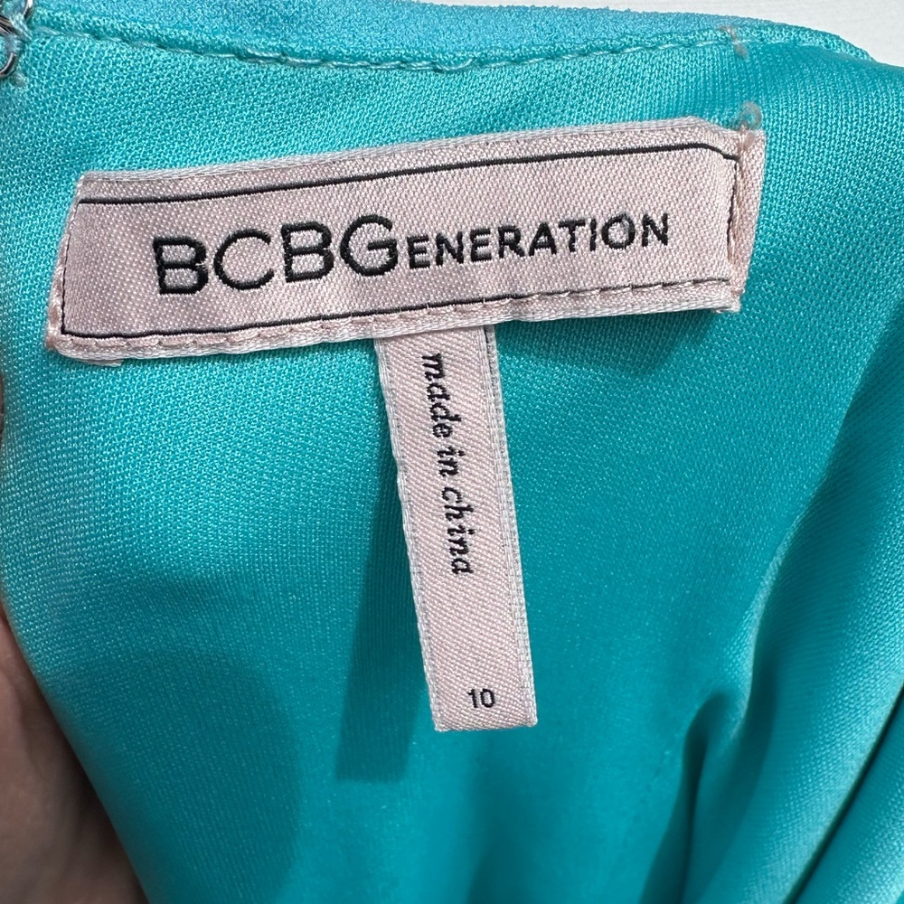 BCBGeneration Aqua Ruffle Mini Dress - Picture 2 of 6